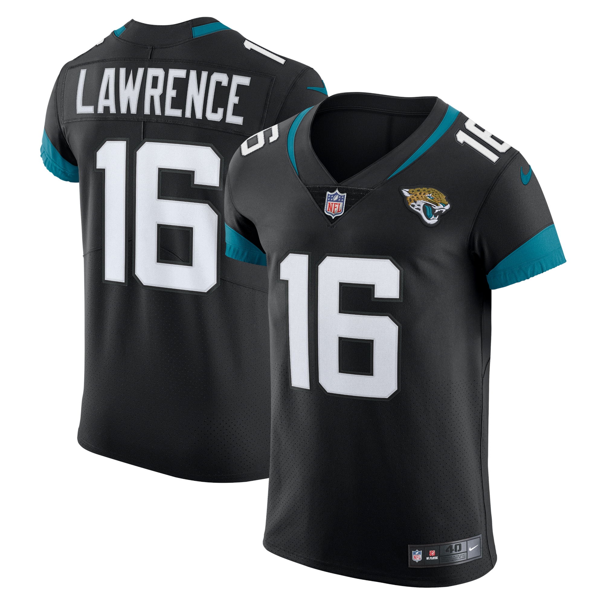 Jacksonville Jaguars Trevor Lawrence Black Vapor Elite NFL Jersey Men's