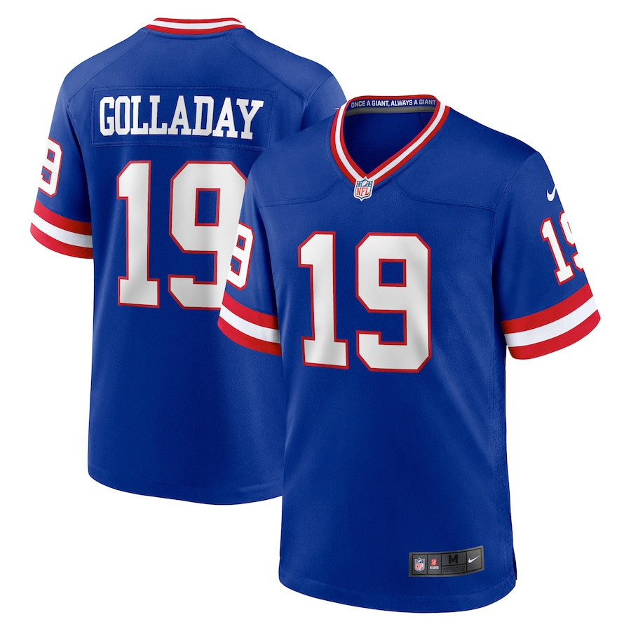 Kenny Golladay 19 New York Giants Classic Game Royal NFL Jersey Men's