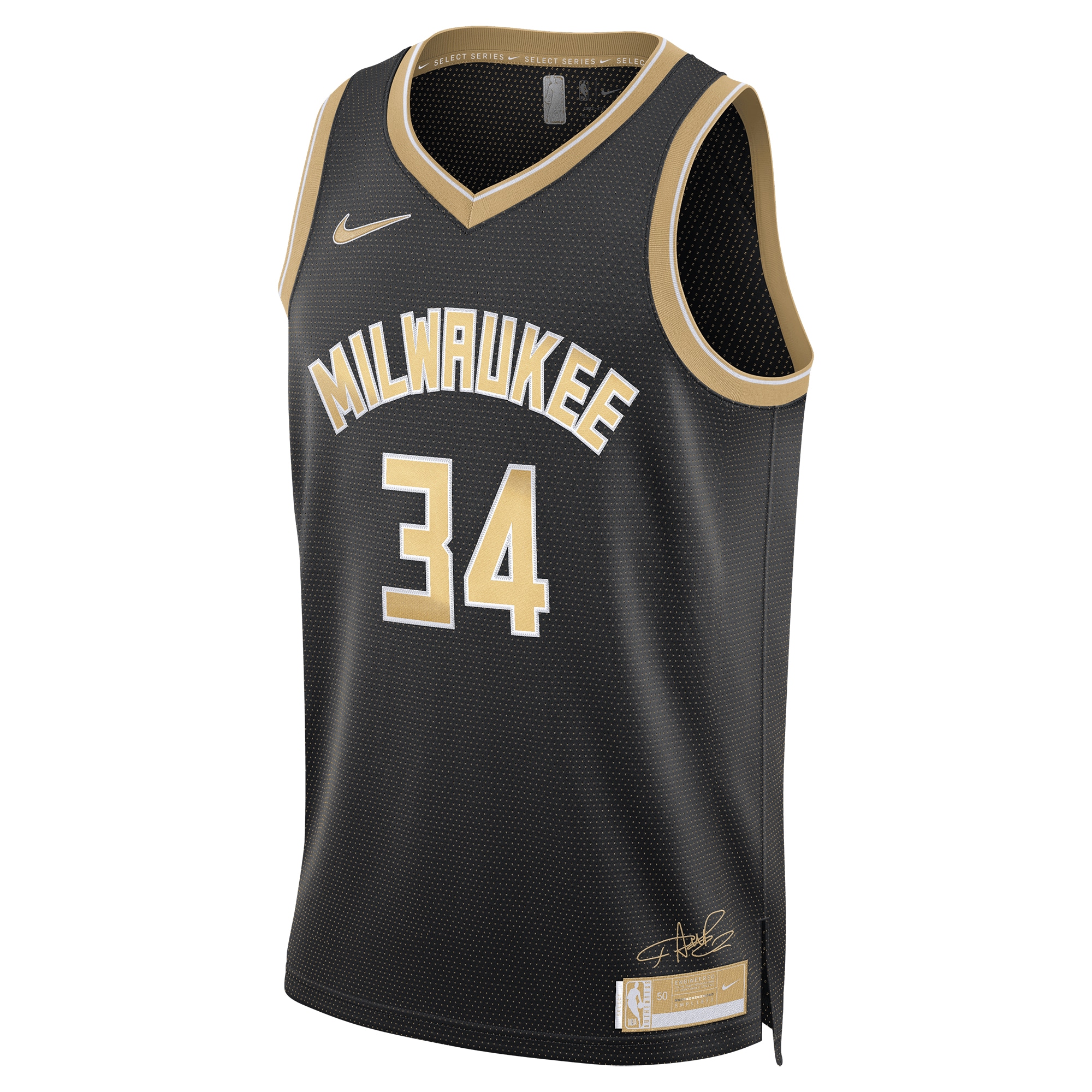 Milwaukee Bucks Select Series Swingman Giannis Antetokounmpo NBA Jersey Men's