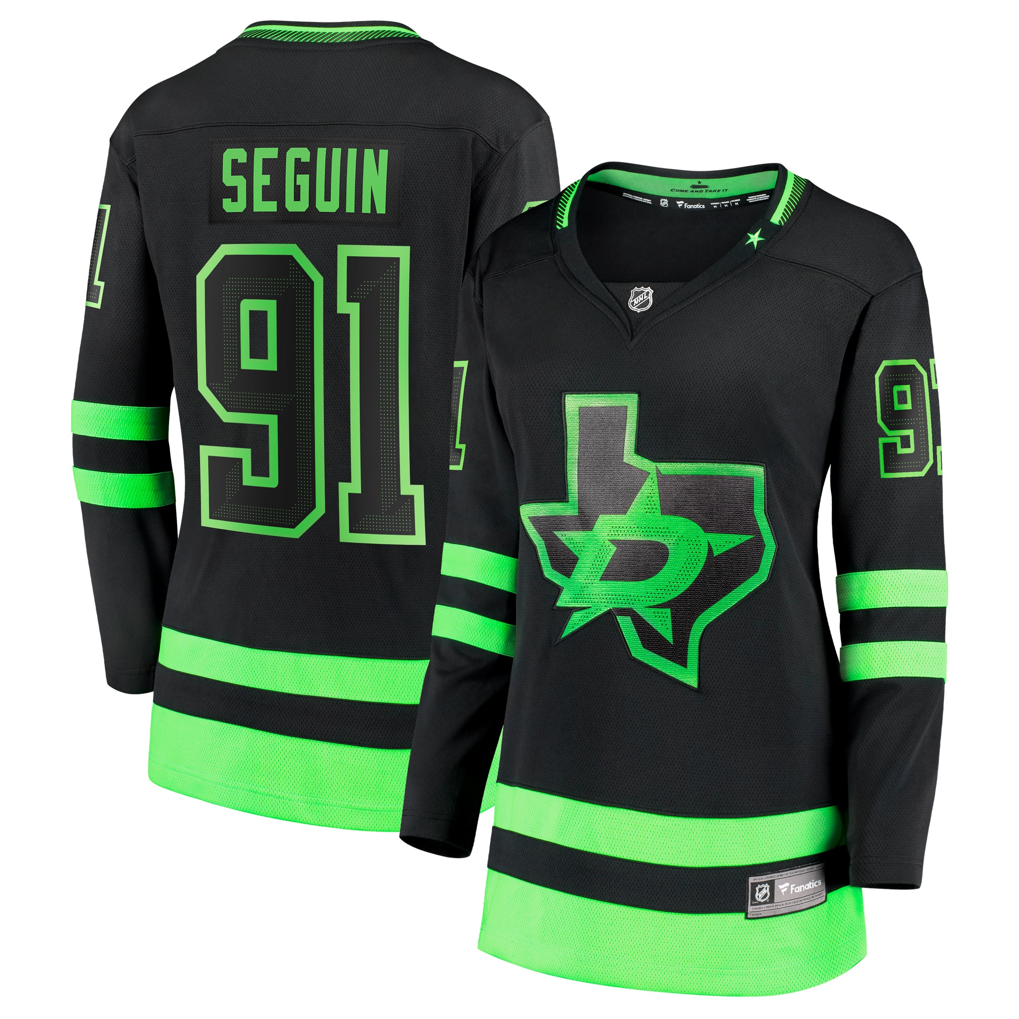 Dallas Stars Tyler Seguin Black Alternate Premier Breakaway Player NHL Jersey Women's