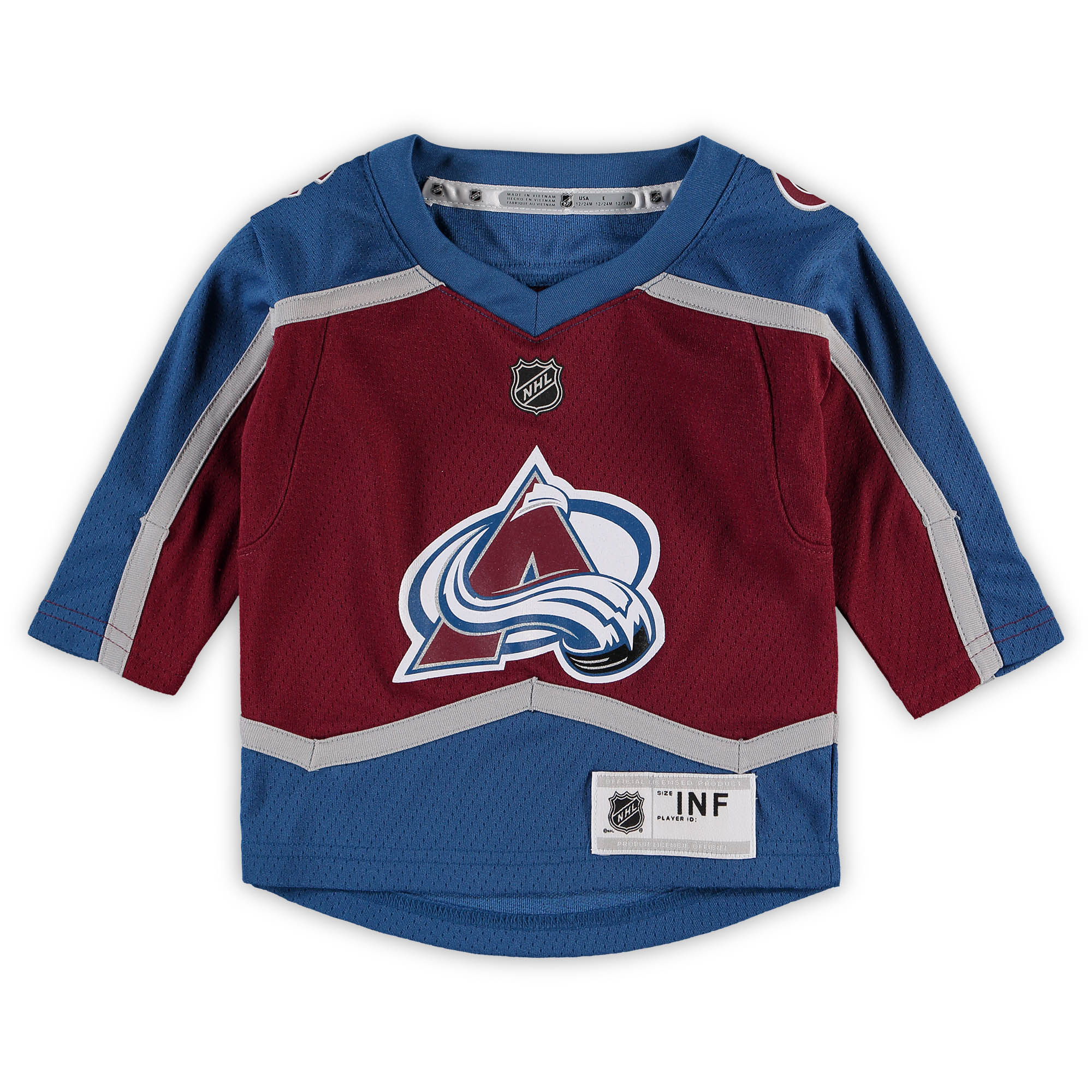 Infant Colorado Avalanche Nathan MacKinnon Burgundy Home Player NHL Jersey Men's