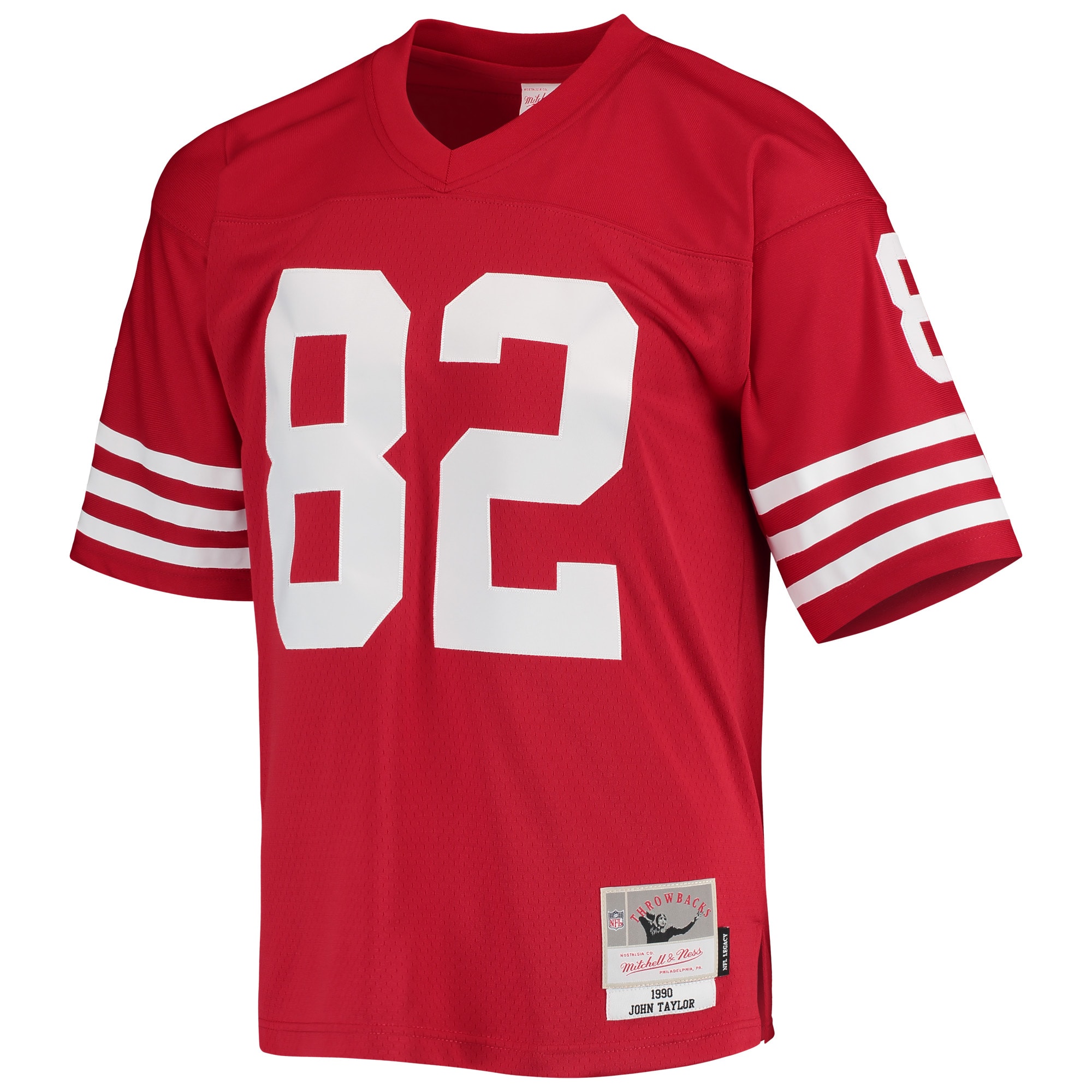 San Francisco 49ers John Taylor Mitchell Ness Scarlet Legacy NFL Jersey Men's