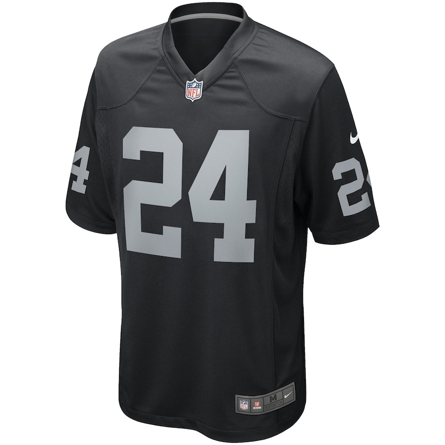 Willie Brown 24 Las Vegas Raiders Game Retired Black NFL Jersey Men's