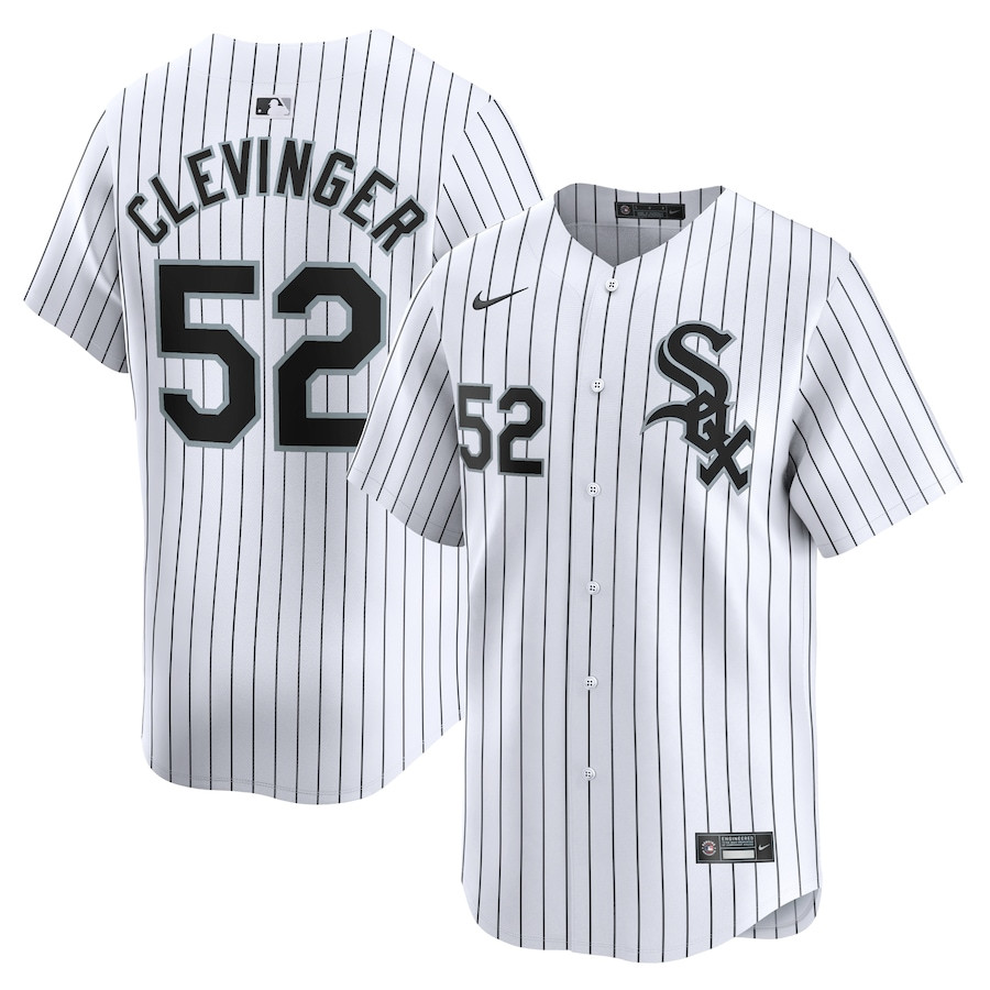 Mike Clevinger 52 Chicago White Sox Home Limited Player White MLB Jersey Men's