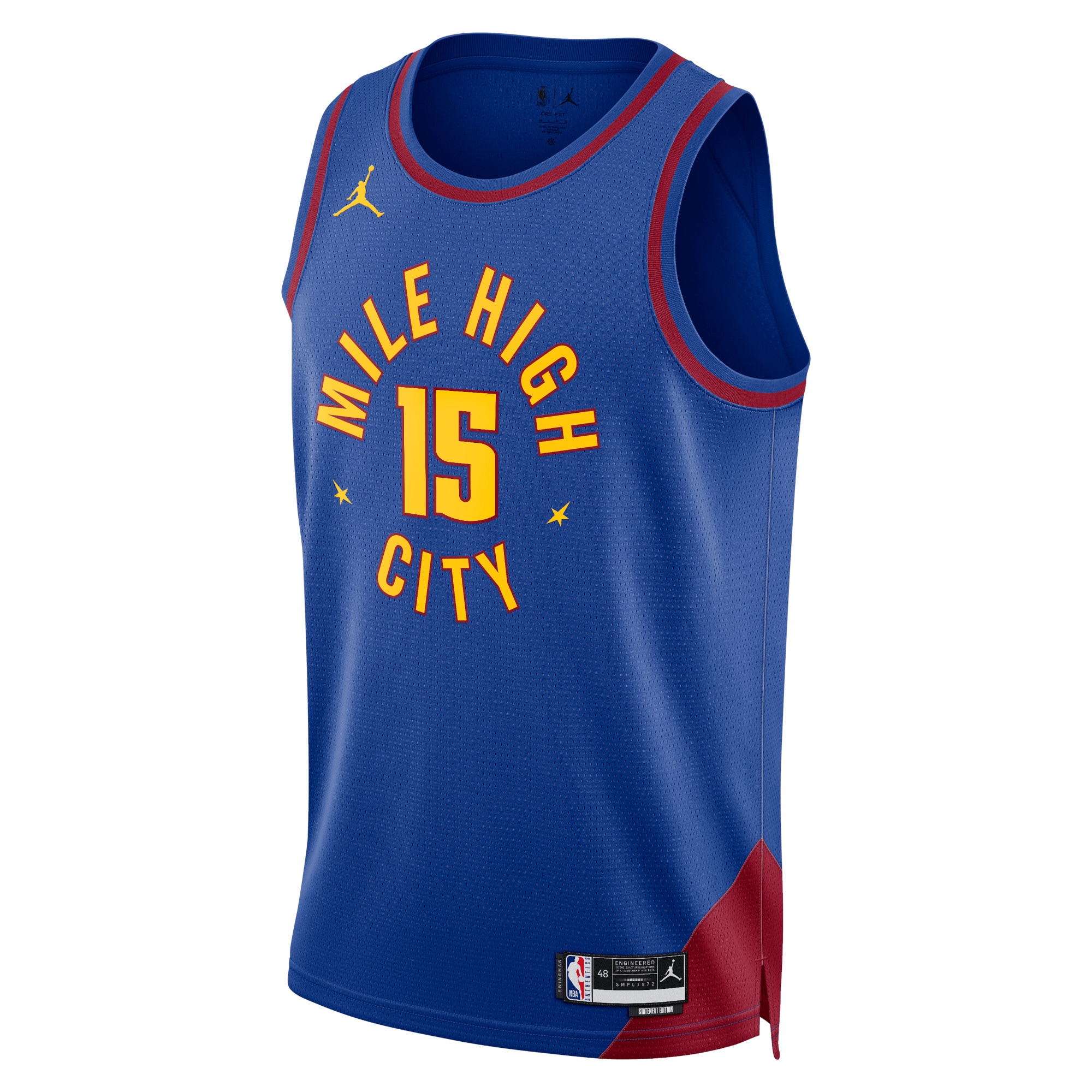 Denver Nuggets Jordan Statement Edition Swingman Blue Nikola Joki Unisex NBA Jersey Unisex