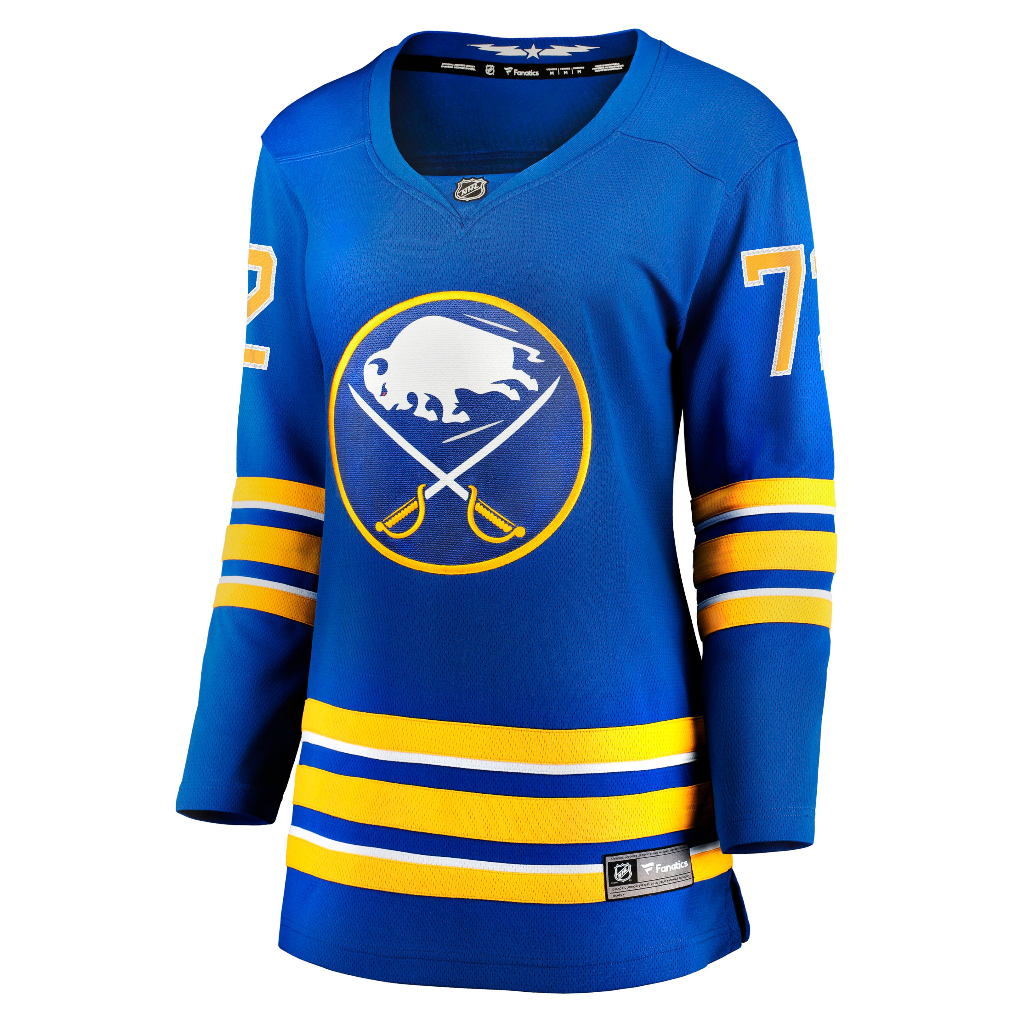 Buffalo Sabres Tage Thompson Royal Home Breakaway Player NHL Jersey Women's