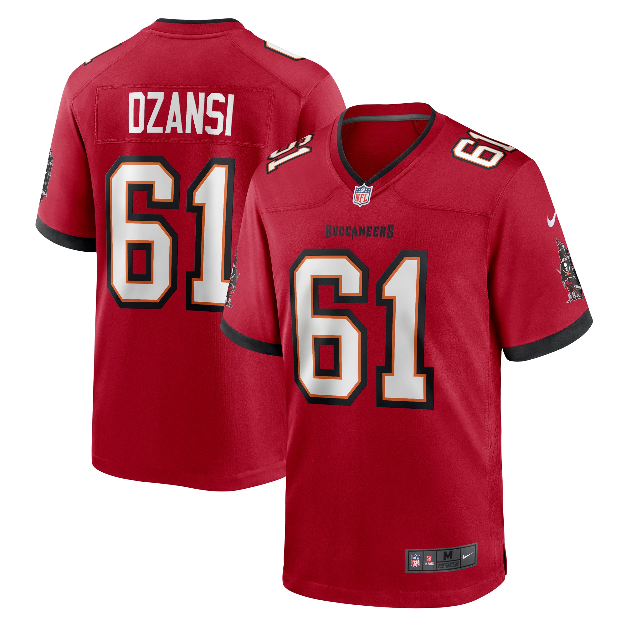 Tampa Bay Buccaneers Silas Dzansi Red Game NFL Jersey Men's