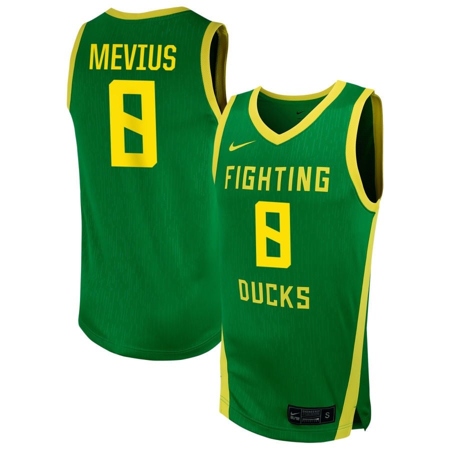 Elisa Mevius 8 Oregon Duck Unisex NIL Green NCAA Jersey Unisex