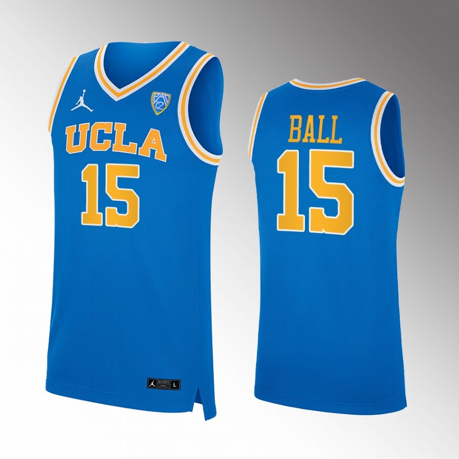 LiAngelo Ball 15 UCLA Bruins Royal College NCAA Jersey Men's