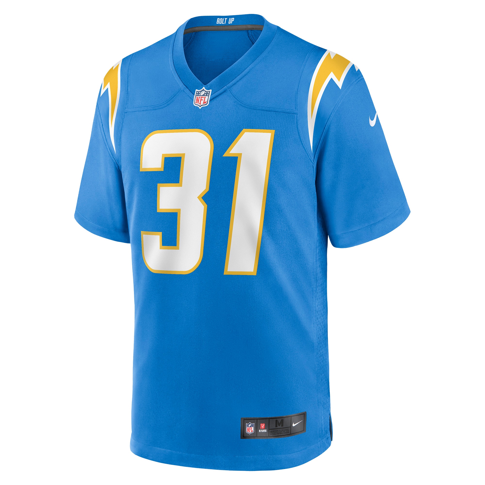 Los Angeles Chargers Nick Niemann Powder Blue Game Player NFL Jersey Men's