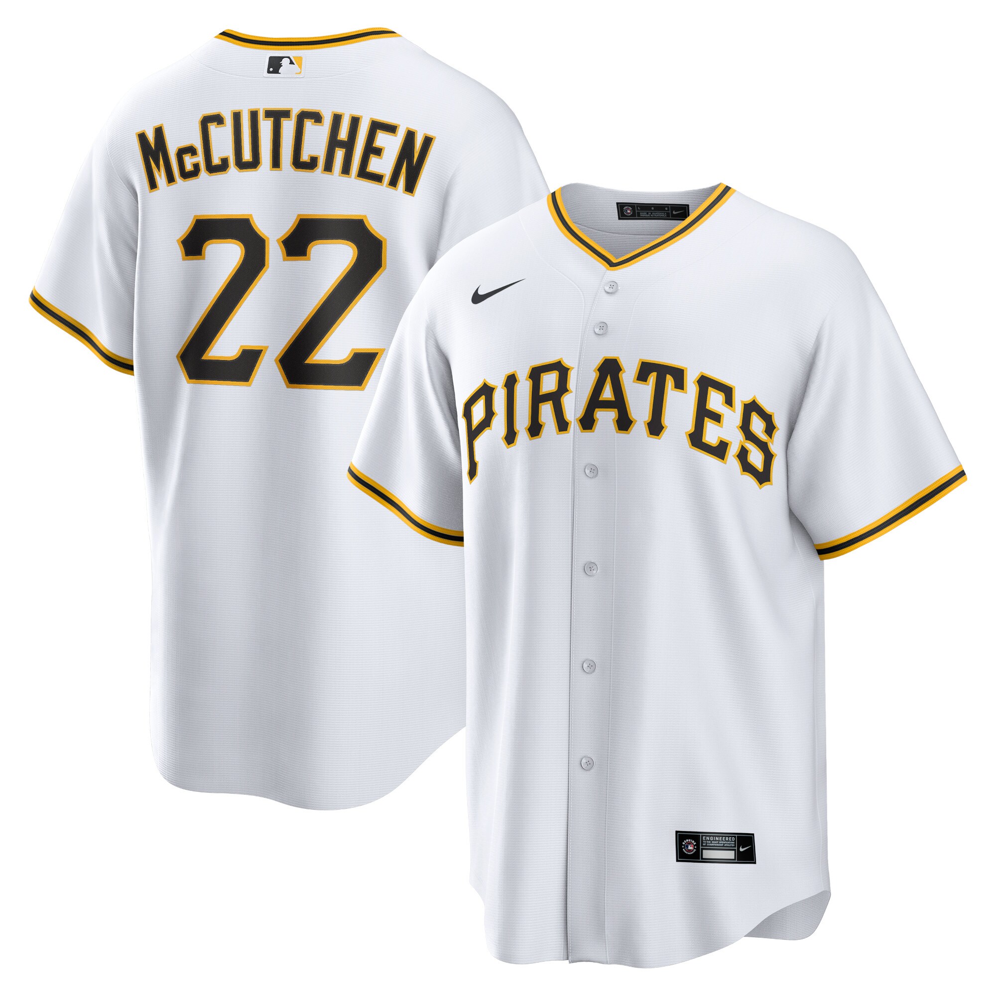 Pittsburgh Pirates Andrew McCutchen White Player MLB Jersey Men's
