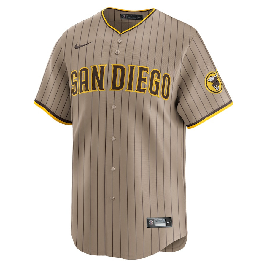 Manny Machado 13 San Diego Padres Alternate Limited Tan MLB Jersey Men's