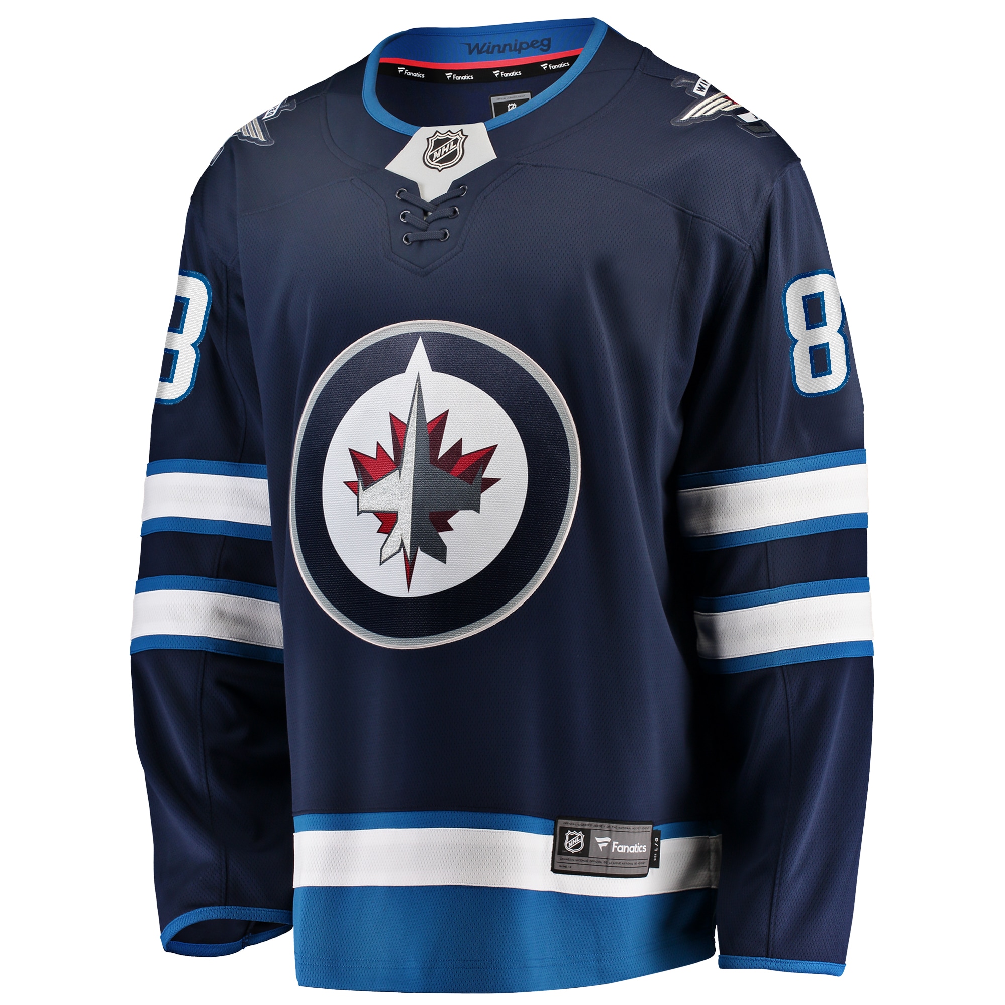 Winnipeg Jets Nate Schmidt Navy Home Premier Breakaway Player NHL Jersey Men's