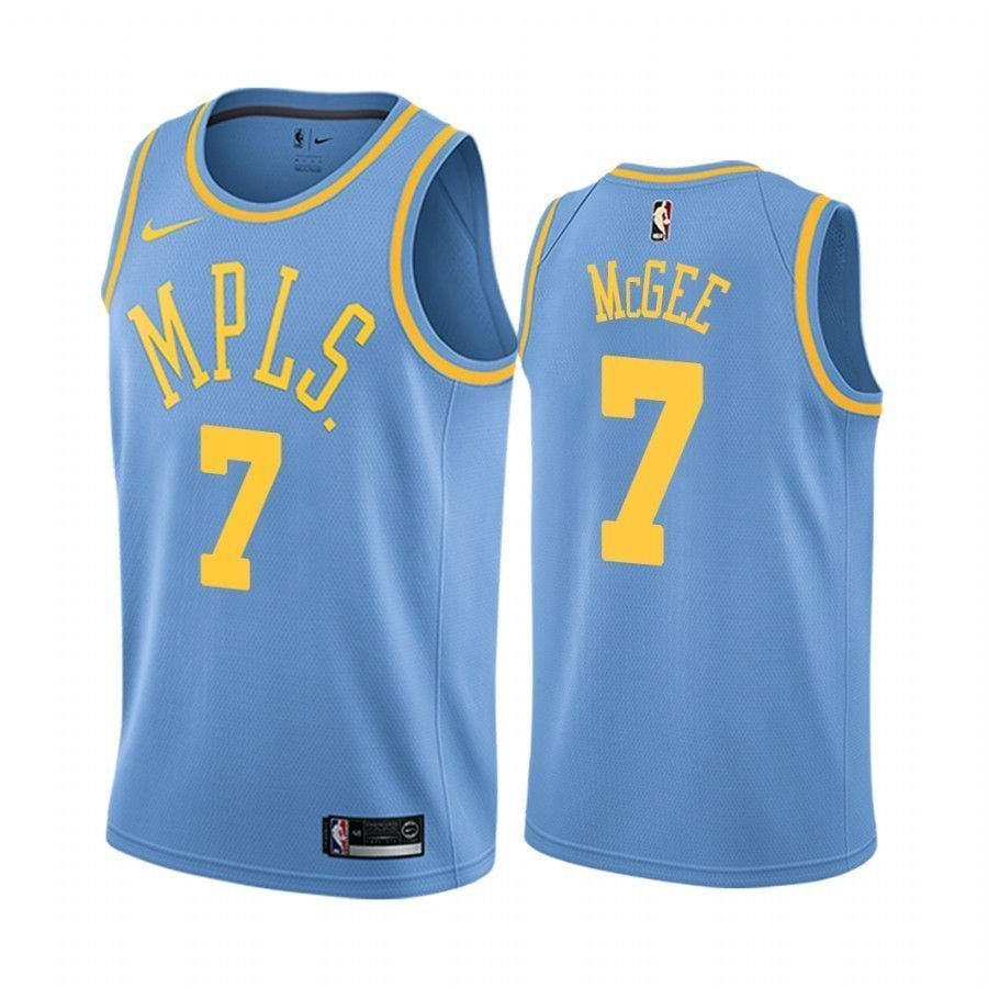 Los Angeles Lakers Javale Mcgee 7 Blue Classic NBA Jersey Men's