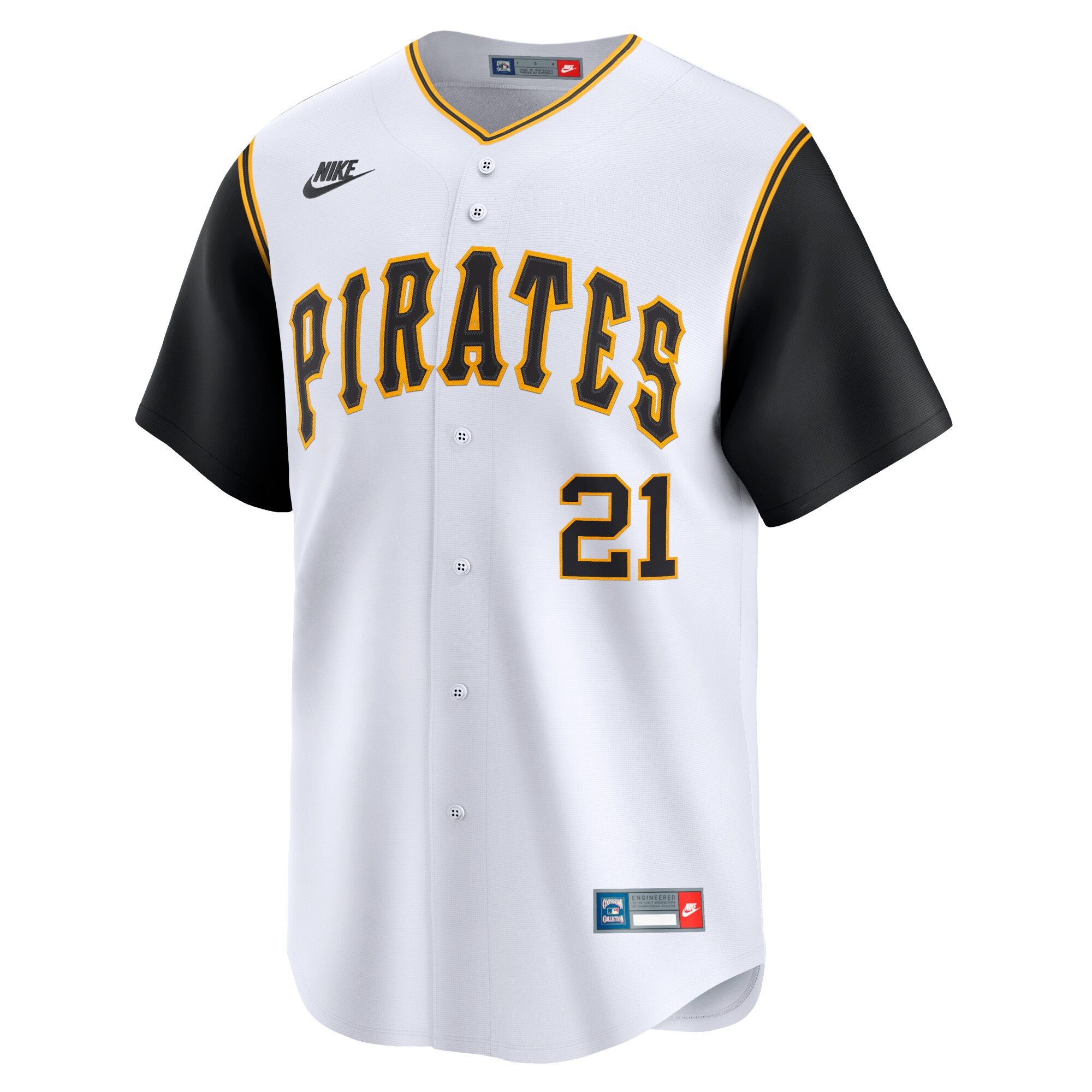 Pittsburgh Pirates Roberto Clemente White Throwback Cooperstown Limited MLB Jersey Men's