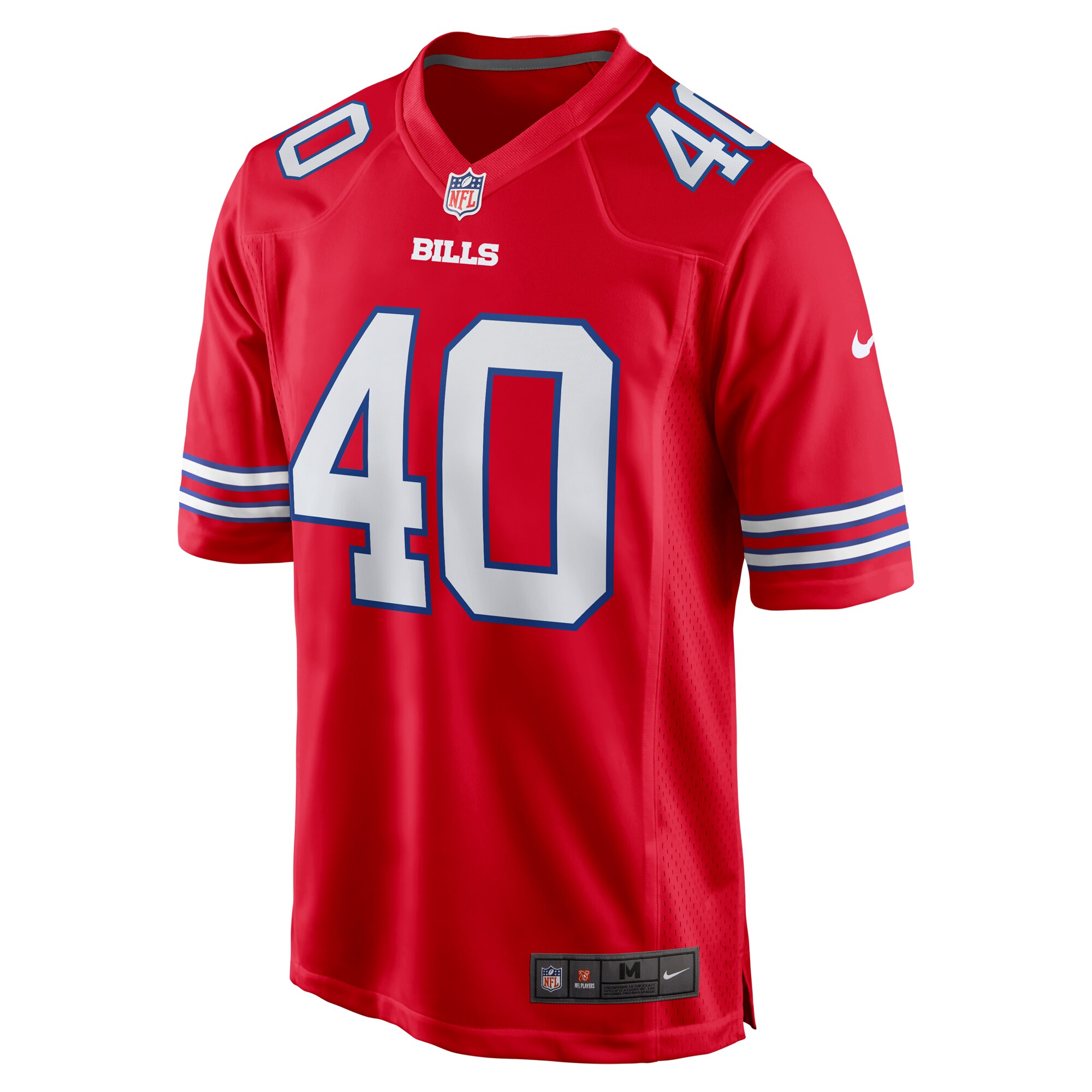 Buffalo Bills Von Miller Red Alternate Game NFL Jersey Men's