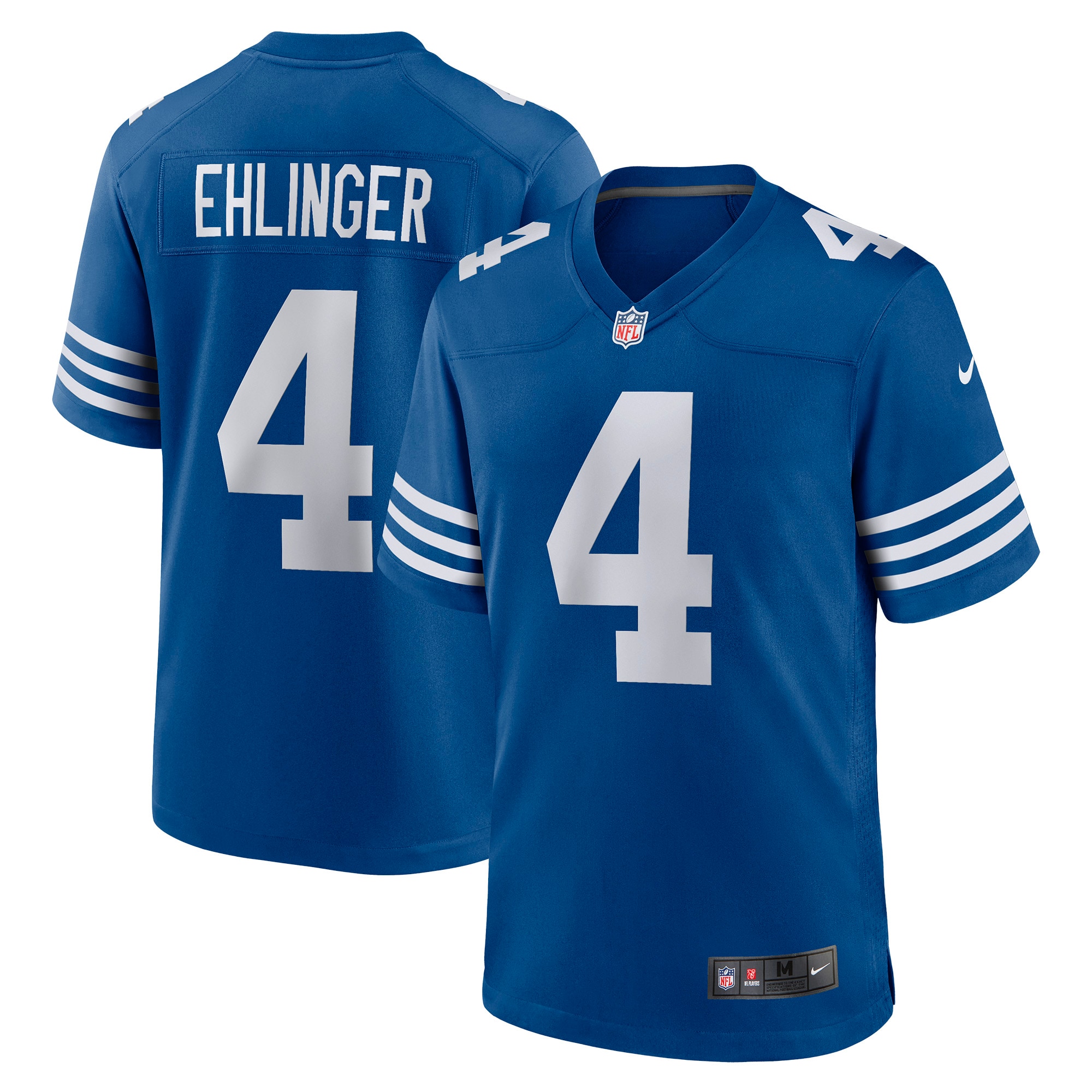 Indianapolis Colts Sam Ehlinger Blue Game Player NFL Jersey Men's