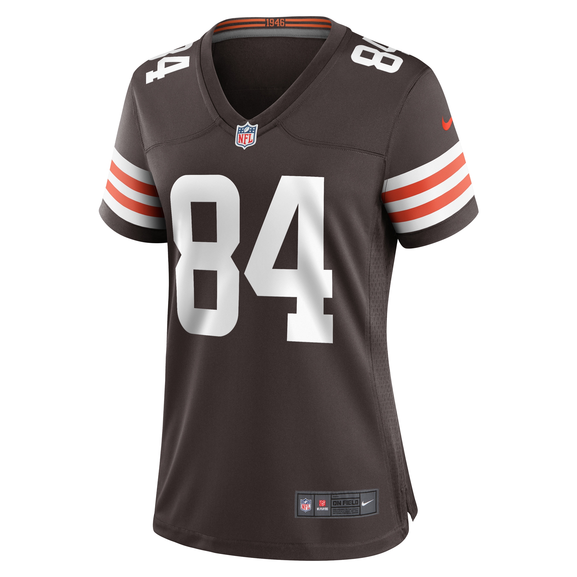 Cleveland Browns Akins Brown Game Player NFL Jersey Women's