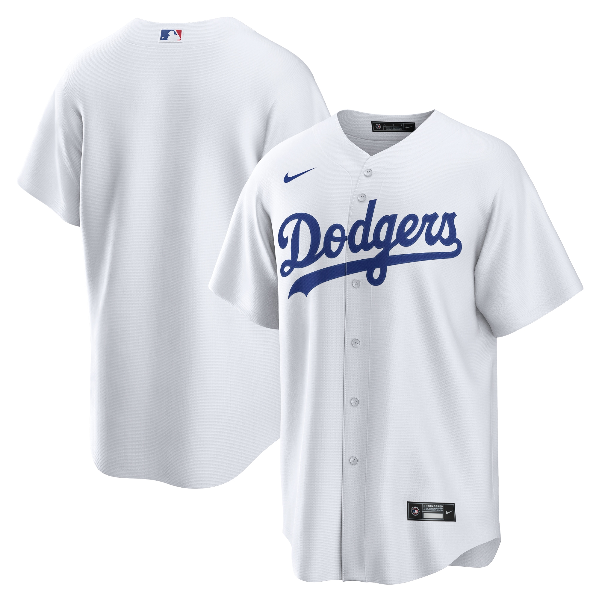 Los Angeles Dodgers White Home Team MLB Jersey Men's