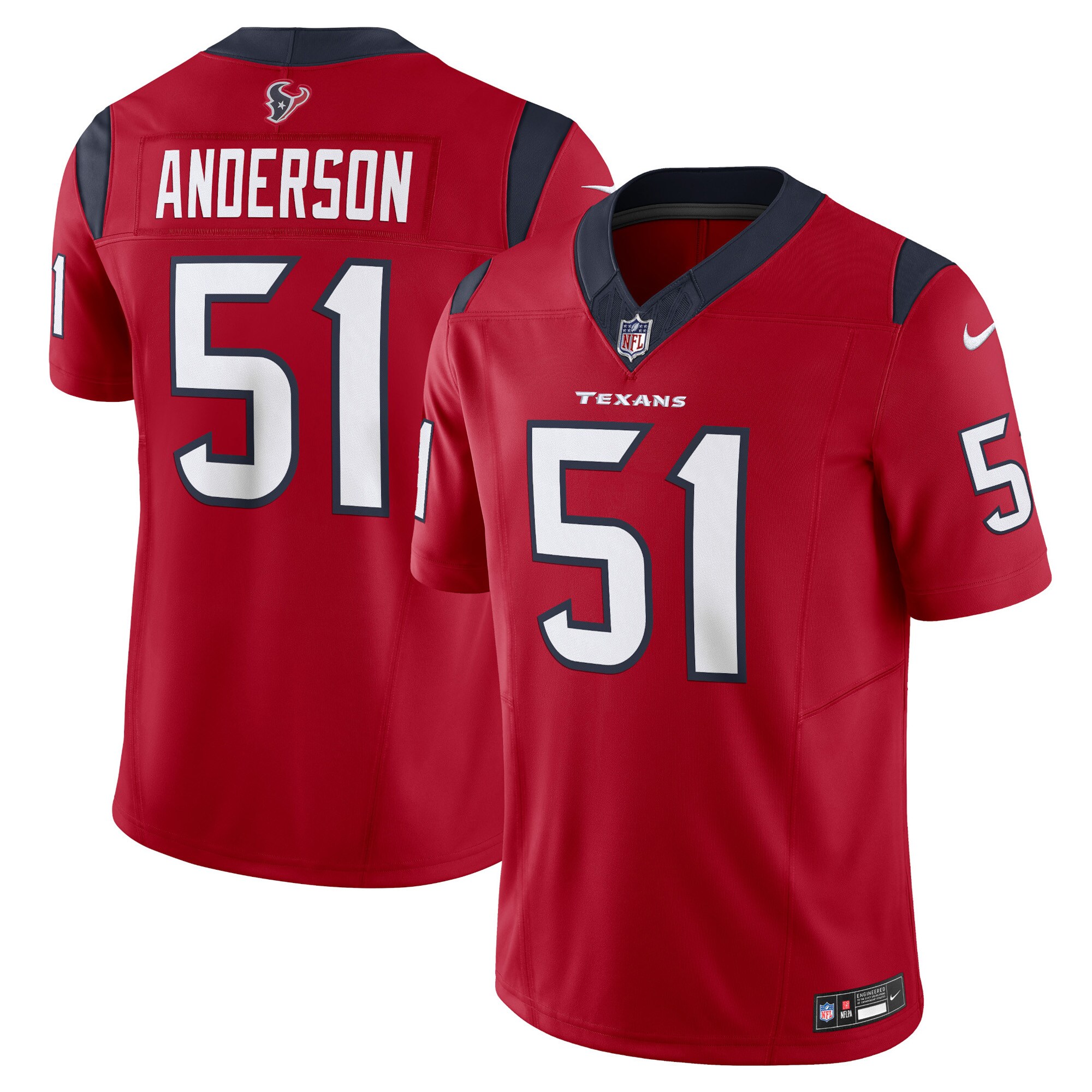 Houston Texans Will Anderson Jr. Red Vapor F.U.S.E. Limited NFL Jersey Men's