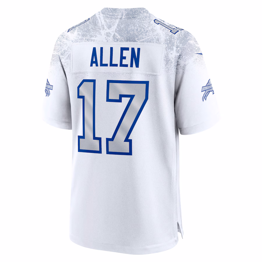 Men's Josh Allen Buffalo Bills Nike 2025 Rivalries Collection Game Jersey - White