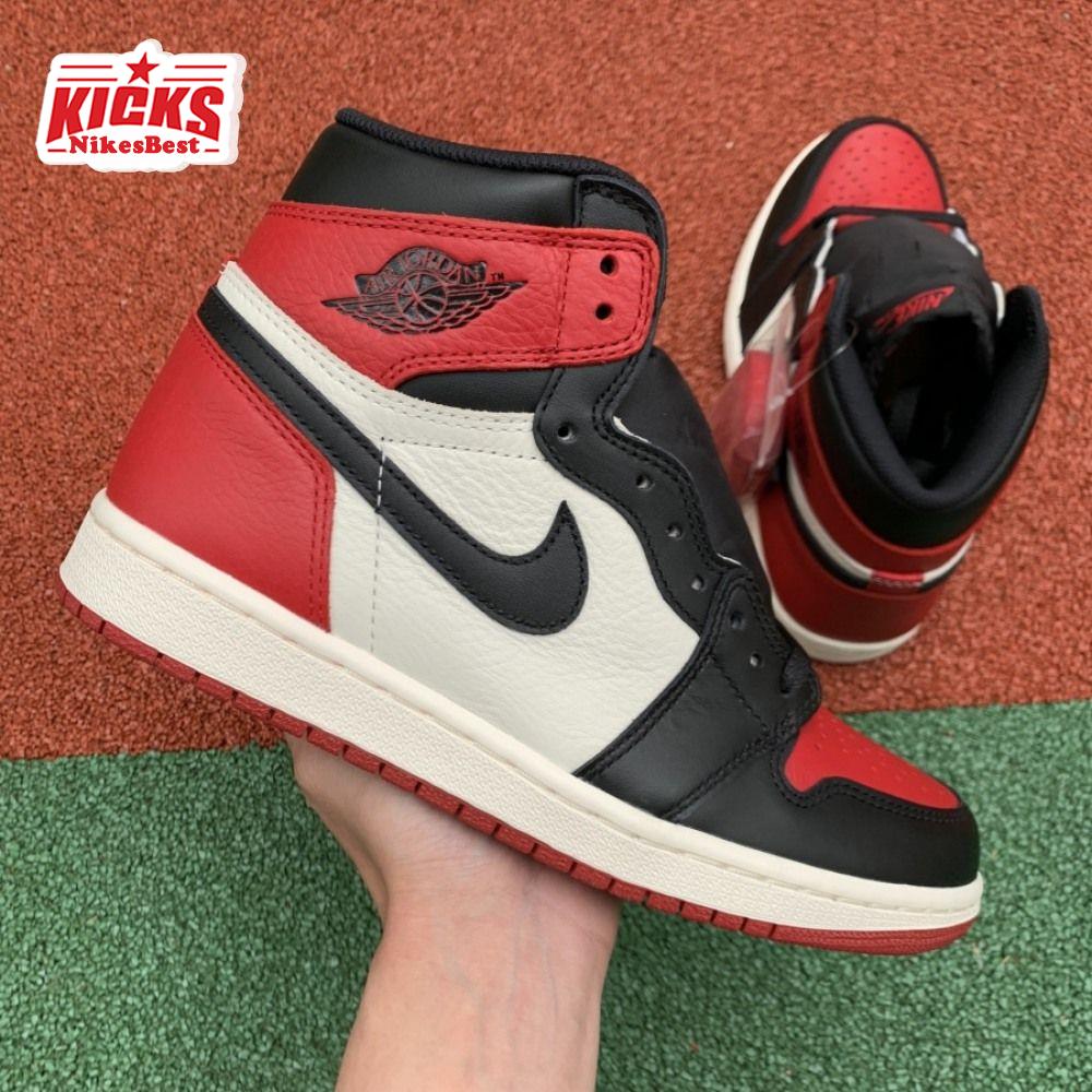 Air Jordan 1 Retro High Bred Toe Unisex