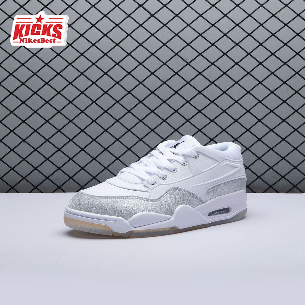 Air Jordan 4 RM White Metallic Silver HQ3441-111 Unisex