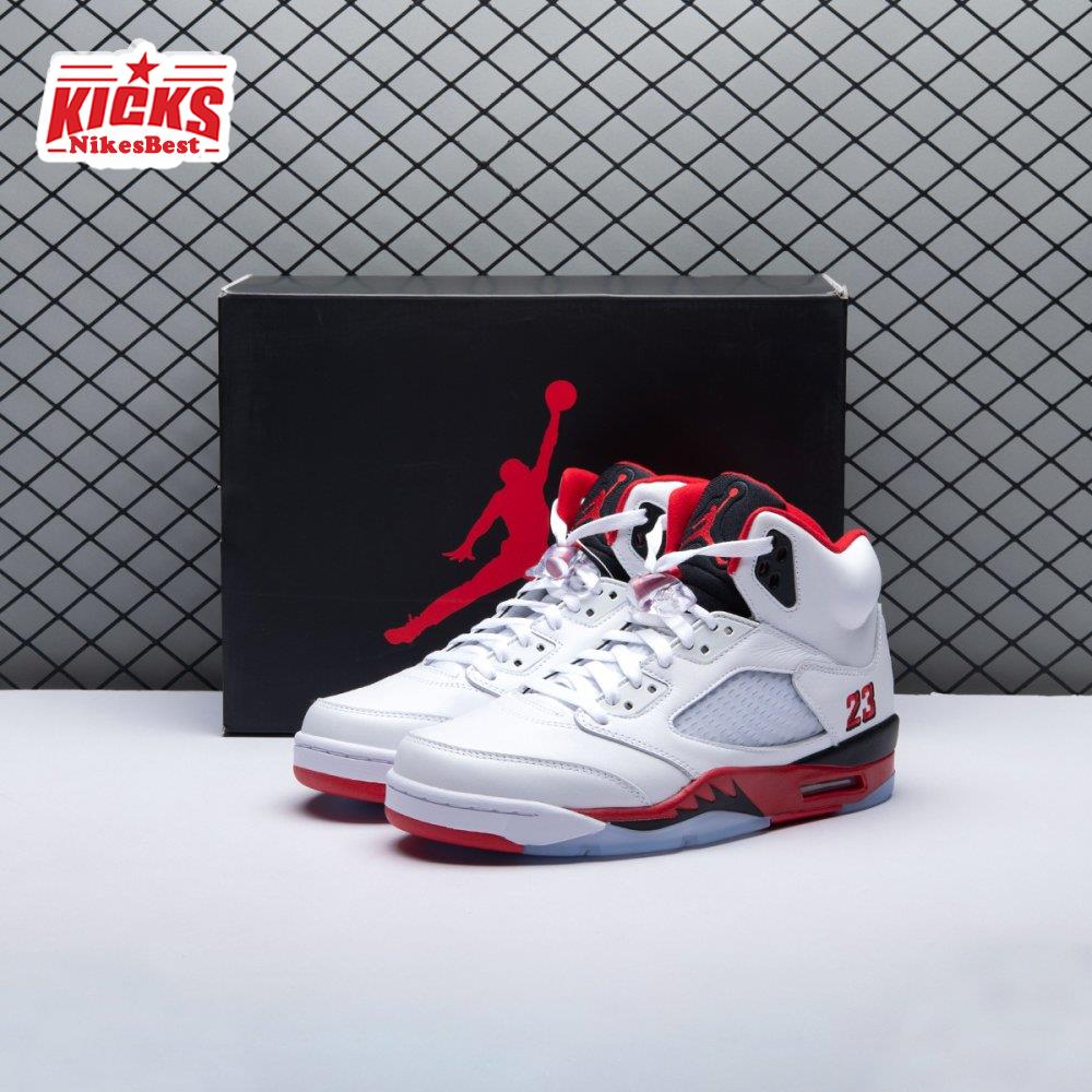Air Jordan 5 Retro Fire Red Black Tongue (2025) HQ7978-101 Unisex
