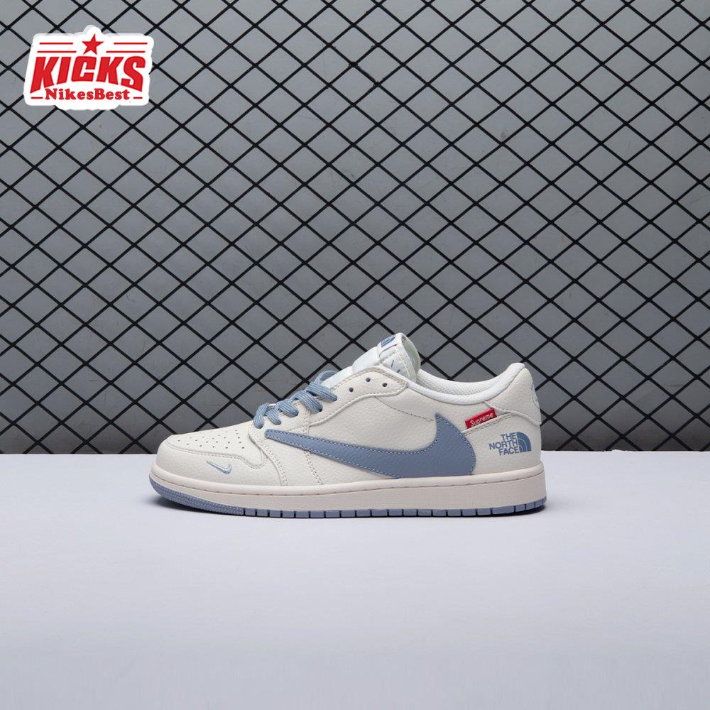 Travis Scott X Fragment Design X Air Jordan 1 Low OG SP DIY1688-007 Unisex