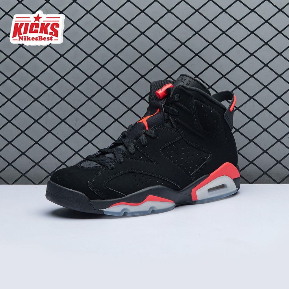 Air Jordan 6 Retro Black Infrared 384664 060 Men's