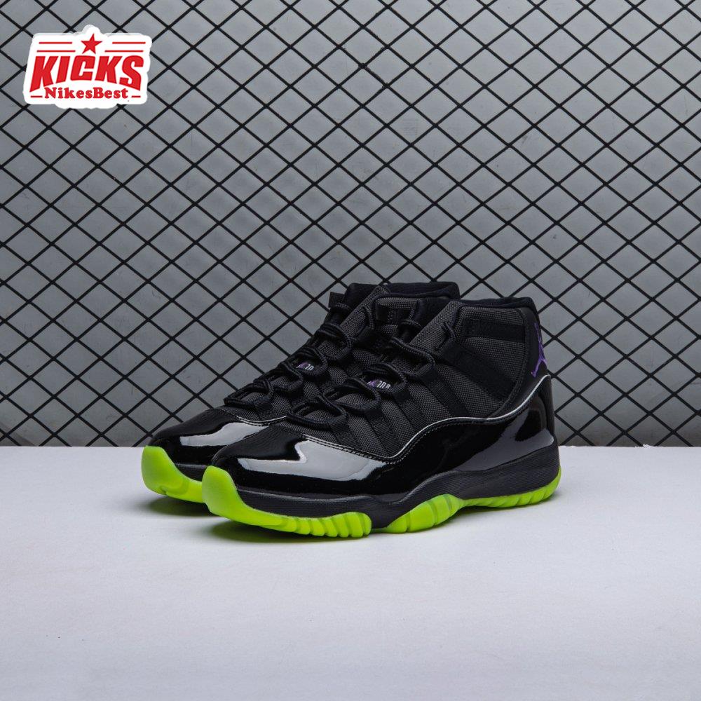 Air Jordan 11 GS Black Barely Volt Men's