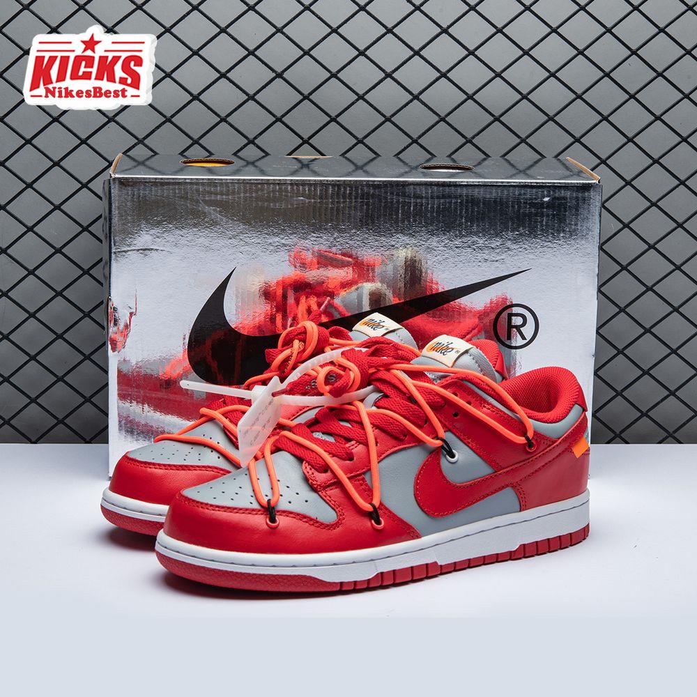 Off-White X Dunk Low University Red Men's