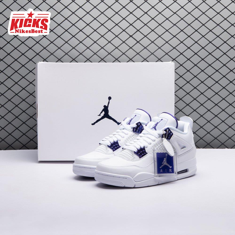 Air Jordan 4 Retro Purple Metallic Unisex