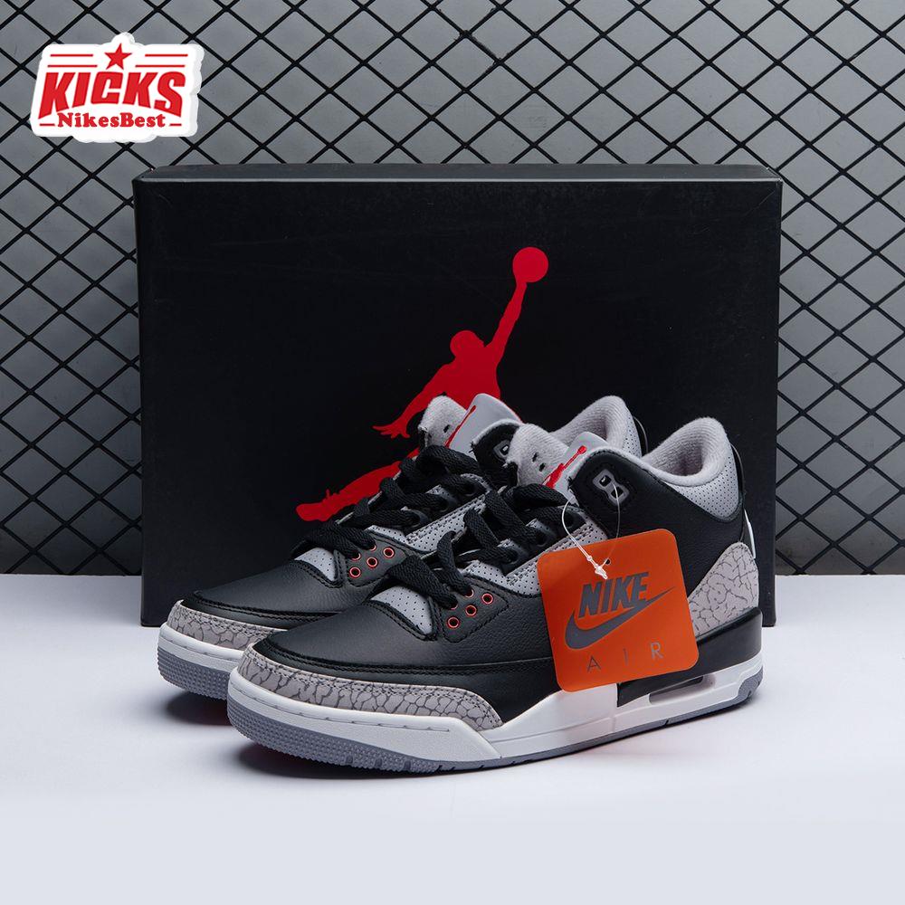 Air Jordan 3 Retro Black Cement Reimagined DN3707 010 Men's