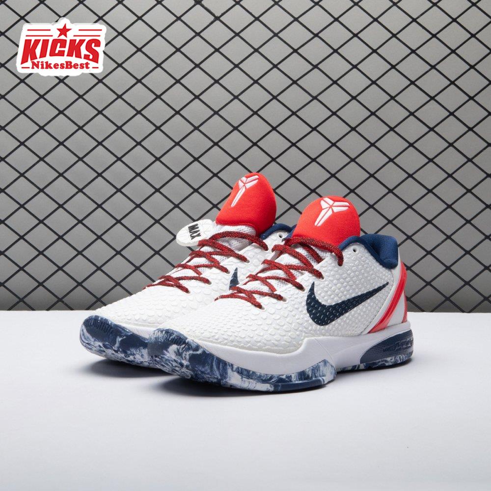 Nike Kobe 6 White Red CW2190-101 Men's