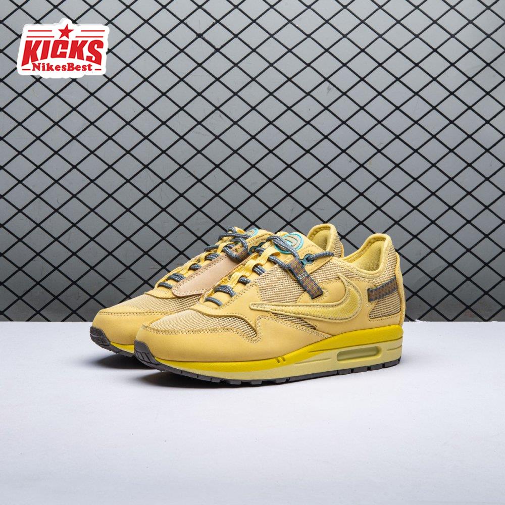 Nike Air Max 1 Travis Scott Cactus Jack Saturn Gold DO9392-700 Unisex