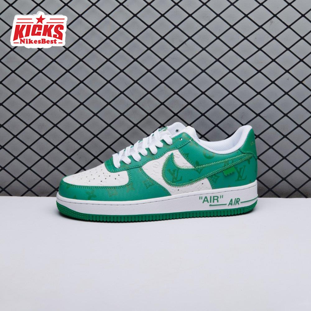 Nike Air Force 1 Low By Virgil Abloh White Green Men's