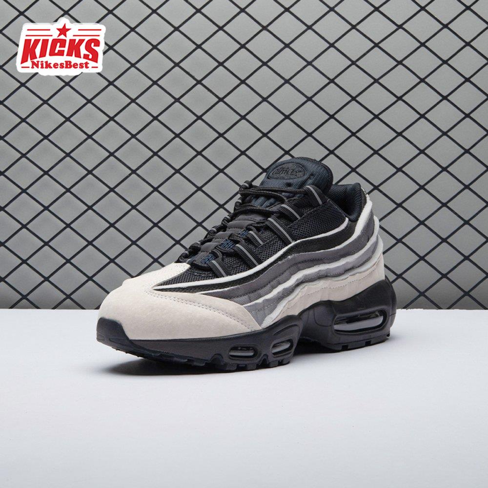 Nike Air Max 95 Comme des Garcons Black Grey CU8406-101 Men's