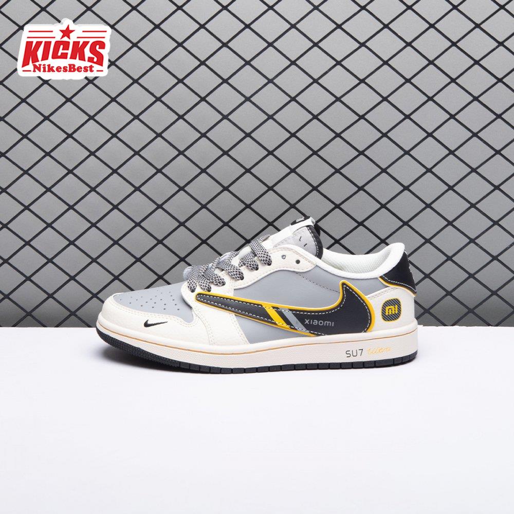 Travis Scott X Fragment Design X Air Jordan 1 Low OG SP AJ1 Su7-Ultra XX3168-162 Unisex