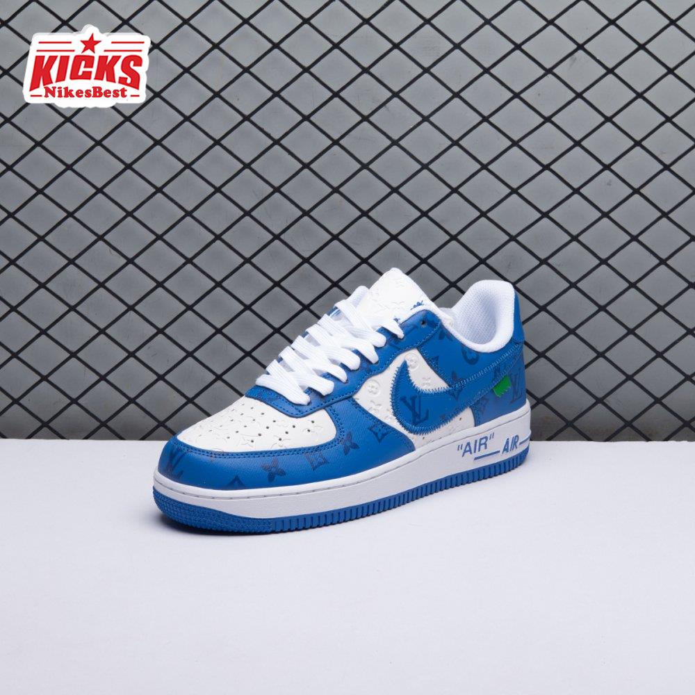 Nike Air Force 1 Low By Virgil Abloh White Royal Unisex