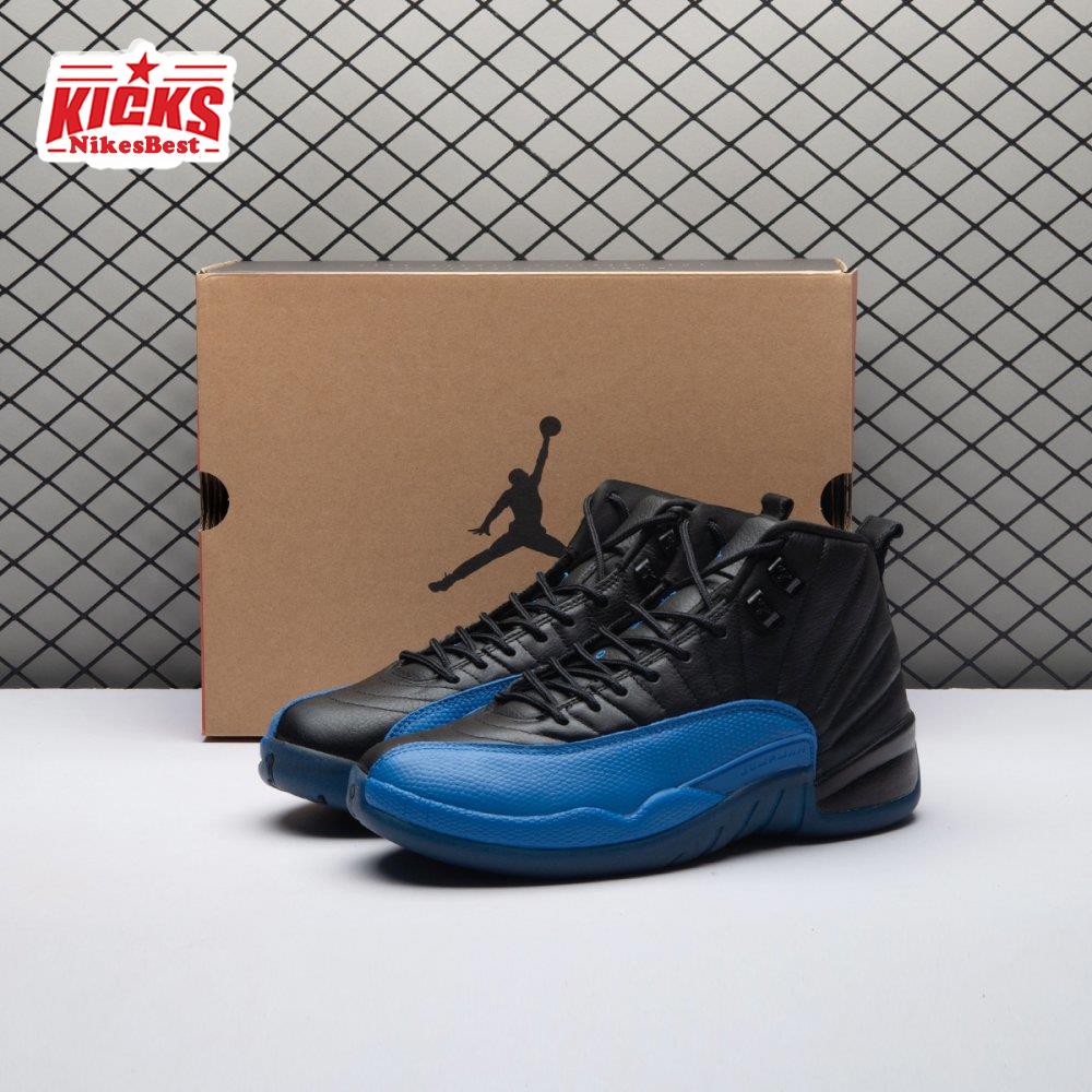 Air Jordan 12 Retro Black Game Royal 130690-014 Men's