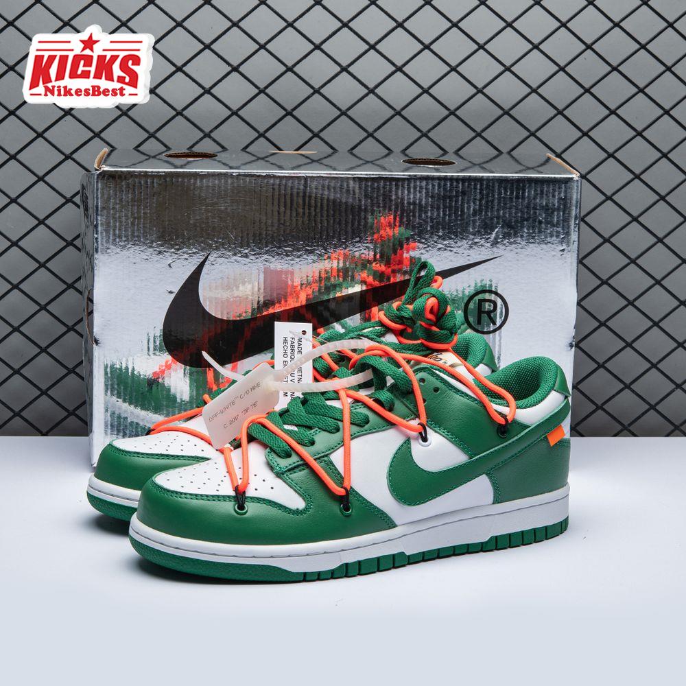 Off-White X Dunk Low Pine Green Unisex