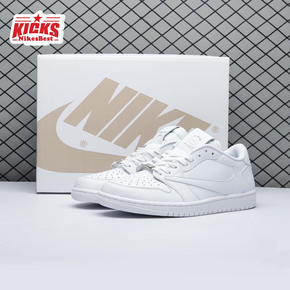 Travis Scott X Air Jordan 1 Low Triple White DM7866 292 Unisex