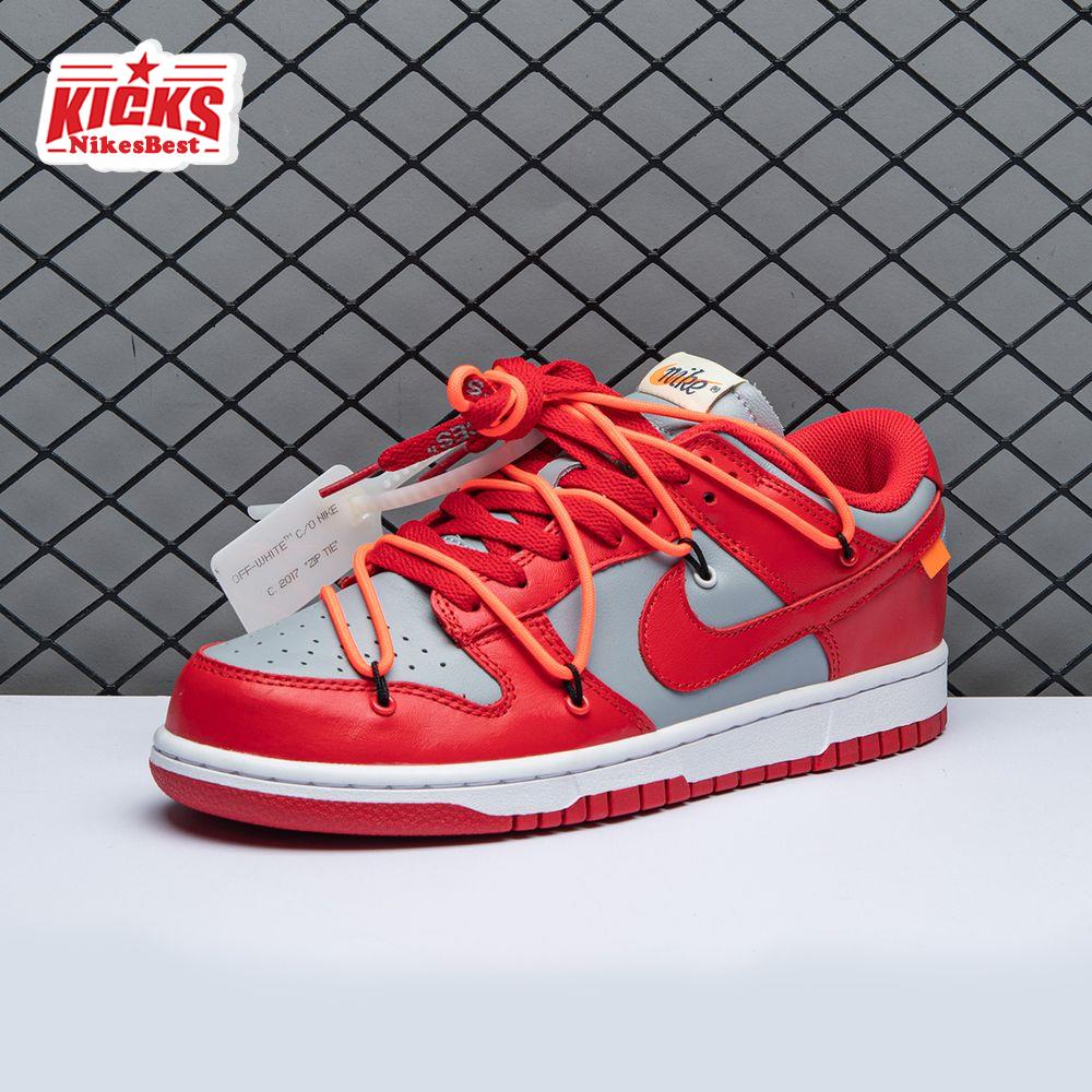 Off-White X Dunk Low University Red Men's