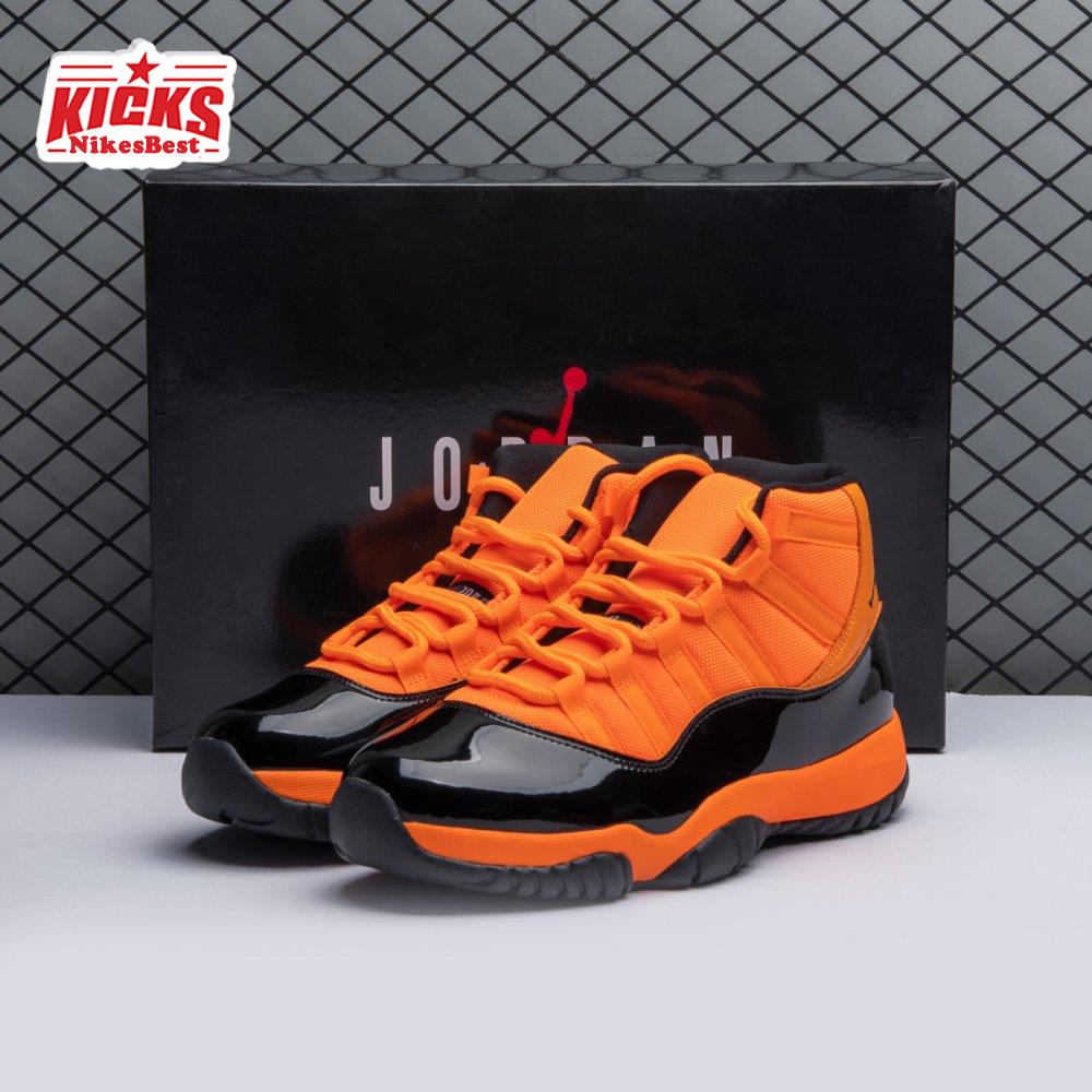 Air Jordan 11 Retro Black Orange CT8012-800 Men's
