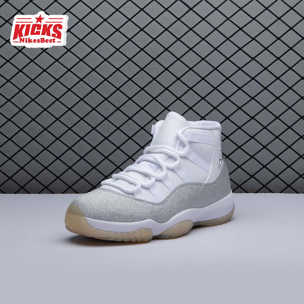 Air Jordan 11 Retro White Metallic Silver AR0715-100 Unisex