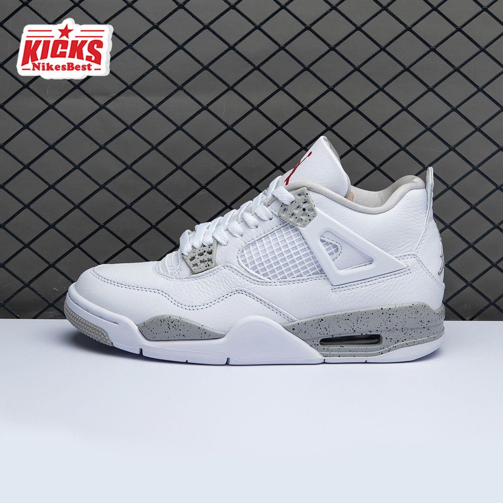Air Jordan 4 Retro White Oreo Unisex