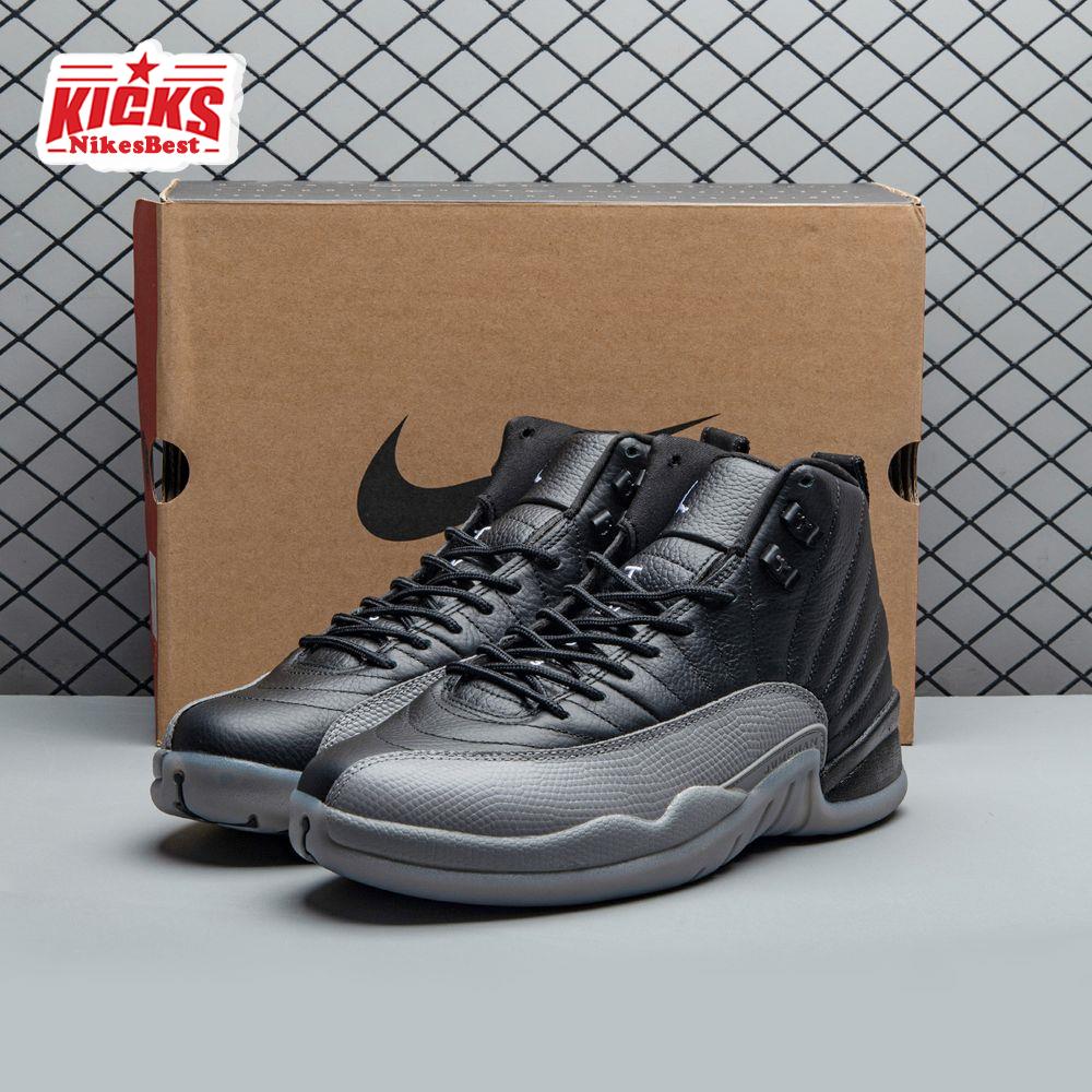 Air Jordan 12 Black Wolf Grey CT8013-019 Men's
