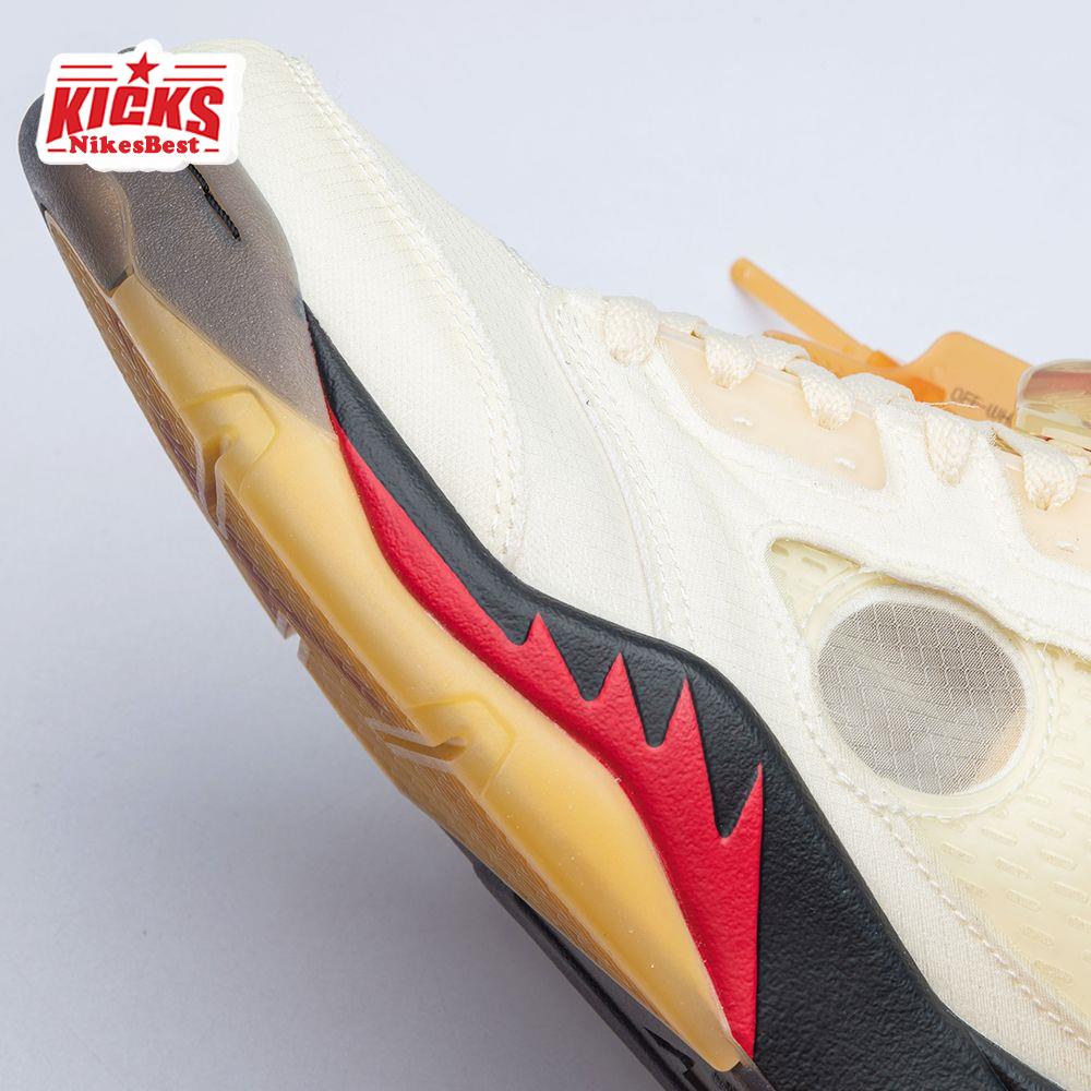 OFF-WHITE X Air Jordan 5 Sail Men's