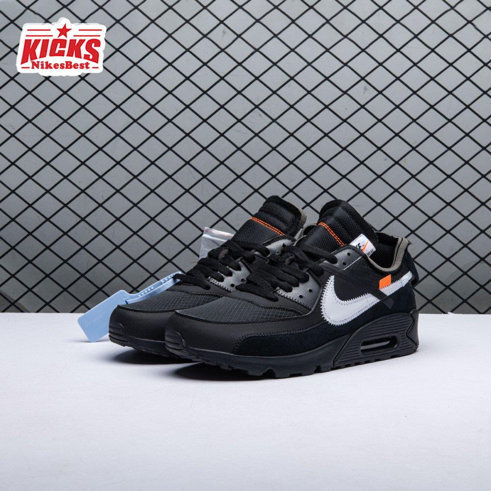 Nike OFF-WHITE X Air Max 90 White Black Men's